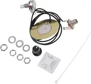 SWOOMEY 1Set Acoustic Guitar Transducer Pickup Self Adhesive Microphone with Volume Control Knob for Acoustic Guitars Ukuleles and More for Musicians