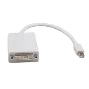 [GC-MDPDVI] 20cm Mini DisplayPort DP to DVI 24+5-pin Male to Female Adapter - White