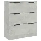 Wooden Sideboard Cabinet Buffet Storage Drawers Dresser Shelf Console Table Grey