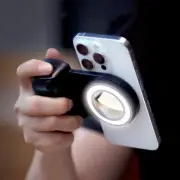 Magnetic Selfie Ring Light, Rechargeable LED Fill Light, Snap Grip with Wirel...