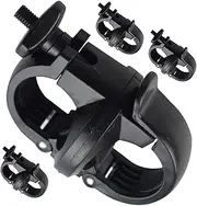 OHPHCALL 4Pcs Bike Flashlight Holder Rotatable Torch Clip for Handlebar Convenient Flashlight Mount for Bicycles Durable Accessory for Night Riding Safety