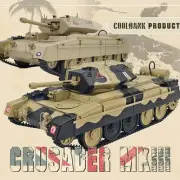 2.4G RC Military Tank CoolBank Crusader MK III Wireless Control Battle Tank Mode