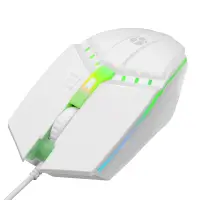 在飛比找松果購物優惠-HL1滑鼠 三段DPI炫光USB滑鼠 滑鼠 呼吸燈 電競滑鼠