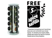 Kamenstein 30020 Revolving 20-Jar Countertop Spice Rack Tower