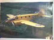 PLAISTOW PICTORIAL #C133 AVRO ANSON V OVER HAMILTON, ONTARIO POSTER 25"X35"