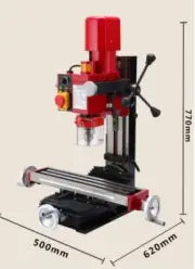 Milling Machine Multi-function Drill Mill Machine Metal Tapping Machine 750w