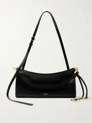[Alaïa] Alaïa - Click E/w Small Leather Shoulder Bag - Black - One size One size Black