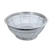 18-8 Stainless Steel Shallow Wire Rice Basket Made In Japan