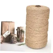 Natural Jute Twine String Long Jute Rope for Crafts Gift Wrapping 3mm 656FT