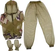 FOMIYES 4 Sets Prevention Gear for Outdoor Activities Mesh Gloves Pants Breathable Outdoor Clothing