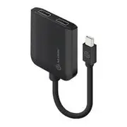 Alogic Mini DisplayPort to Dual DisplayPort 1.2 Adapter - 4K - 30 Hz