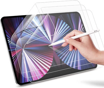 Ultra-Clear 3pcs Screen Protector Films for iPad 7 8 Pro 11 12.9 Drawing Writing