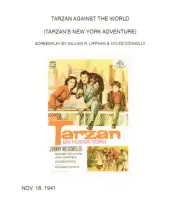 TARZAN'S NEW YORK ADVENTURE 1941 SCRIPT COPY JOHNNY WEISSMULLER NEW ER BURROUGHS