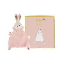 在飛比找momo購物網優惠-【KALOO】Kdoux 兔兔安撫巾(杏桃橘)
