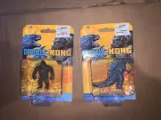 Playmates Monsterverse Godzilla VS Kong Mini Figures GODZILLA AND KONG SET OF 2