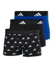 [Adidas] Active Flex Cotton Trunk Underwear 3 Pack in Multi