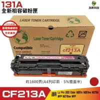 在飛比找樂天市場購物網優惠-Hsp for 131A CF213A 紅色 全新相容碳粉匣