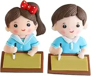 JOINPAYA 2Pcs Graduation Cake Toppers Back To School Cupcake Decorations for Cakes Desserts Photo Props for Unforgettable Moments
