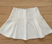 Leifsdottir Magra Swing Skirt Size 8 Ivory Color NW ANTHROPOLOGIE Tag