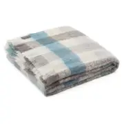 St Albans Mohair Throw Rug Blanket Aspen