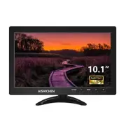10.1 Inch Small Monitor, Raspberry Pi Monitor Built-in Speakers, Mini Monitor...
