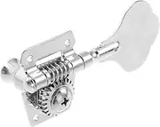 ibasenice Bass Knob Bass Guitar Tuner Classical Guitar Tuning Pegs Tuning Peg Head Tuning Peg Button Acoustic Guitar Tuner Guitar Tuner for Acoustic Guitar Parts Silver Stainless Steel