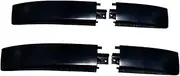 NEGRO 4pcs Roof Rack Rail End Cap Set,Fit for Suzuki, Grand Vitara 06-15 Matte Black Finish Enhanced Protection Stylish Design Roof Rack Shield