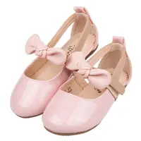 在飛比找PChome24h購物優惠-《布布童鞋》甜美風格蝴蝶結粉色亮皮兒童娃娃鞋公主鞋(15~1