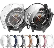 7-Pack Compatible with Oneplus Watch 3 Watch Case Cover, Replacement TPU Protective Case Cover with Screen Protector for Oneplus Watch3 Smart Watch