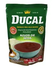 Ducal Refried Red Silk Beans 28 oz Bag - No Preservatives - Cholesterol Free