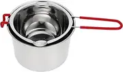 FOYTOKI 1 Set Stainless Steel Chocolate Melting Pot Capacity Double Boiler for Fondue Cooking for Housewarming Uniform Heat Conduction for Melting Butter Cheese More