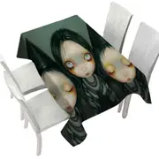 Gothic Painting Three Witchy Sisters Maiden Witches Tablecloth