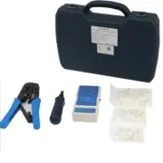 RJ11 RJ45 Crimp Punch and Test Kit Wire Tool Wiring Cable Cabling Wifi Set