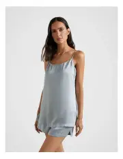 [Fine Day] Pure Silk Camisole in Light Blue