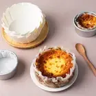 Basque Cake Baking Essential: Disposable Non - foldable Silicone Oil Paper Tray