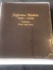 Dansco Album (New) Jefferson Nickels 1938-2005 W/Proofs 8113