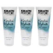 Keratin Perfect Keratin Hydrate Deep Conditioner - Pack of 3 For Unisex 7 oz Conditioner
