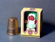 Dollhouse Miniature 1:12 Cabbage Patch AA Preemie Girl Doll Box girl nursery