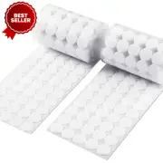 1000Pcs (500 Pair Sets) 20mm Sticky Back Coins, Hook & Loop Self-Adhesive Dots,