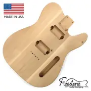 Guitar Body - T-Style - Alder - 3 Piece - Unfinished - Custom Made in USA
