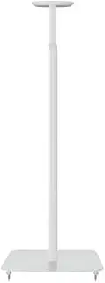 [conecto] Height-Adjustable Speaker Stand for Sonos One® and Sonos One SL®, Distance from Wall 25 cm, Load Capacity 3 kg, White