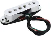ａ aternee Neck Humbucker Alnico 5 Humbucker Bridge Pickup Guitar Pickup Set for DIY Accessory, argent