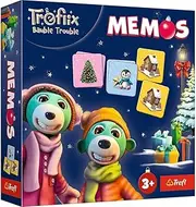 Trefl - The Treflik Family: Treflix Bauble Trouble, Memos - Memory Game for Toddlers, Memory with The Fairy Tale Characters Trefliki Save Christmas, for Children from 3 Years