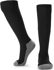 [Generic] 's Breathable Football Socks High Tube Socks Over Knee Sports Socks for 8-14 Boys Girls Black One Size