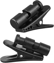 KOMBIUDA Adjustable Headphone Cord Organizers 360° Rotating Clip Fasteners for Wire Management Small