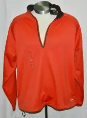 SLAZENGER PARTIZAN 1/4 ZIP LONG SLEEVE PULLOVER golf JACKET SCARLET LARGE