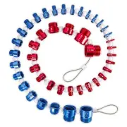Nut and Bolt Thread Checker - SAE and Metric Size Identifier - (44 Gauges) Al...