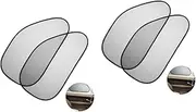 ERINGOGO 2pcs Pair Universal Car Window Shade Pair Side Window Sunshade Uv Protection for Windshield Rv Cover Mesh Sun Shades Protector for Blocking Heat Bright Sunlight
