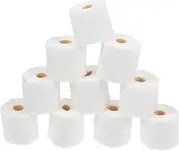 Abaodam Dollhouse Kitchen Bathroom Accessories 30pcs Mini Paper Towel Rolls Miniature Tissue Paper Toy Tissue for Dollhouse