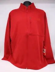 The North Face Men TENACIOUS Full Zip Fleece Pullover Rage Red 2XL PU1024